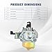 Powtol GX390 13HP Carburetor for Honda GX340 11HP GX 340 GX 390 Engines Pressure Washer Replace 16100-ZF6-V01 16100-Z5T-901 with 17210-ZE3-505 Air Filter