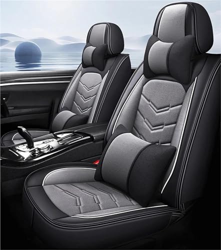 Housses de siège auto universelles lin premium protection chic Q7 Grey