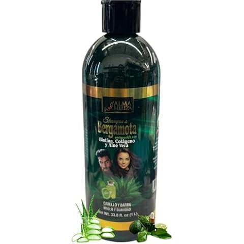 Alma Belleza Shampoo de bergamota biotina, colageno & Aloe Vera Net Wt 33.8 fl. oz Cover