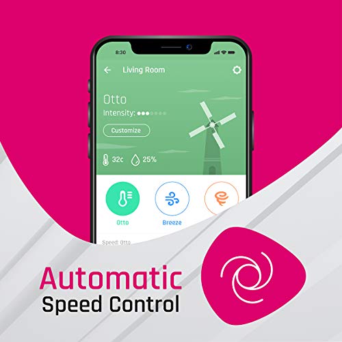 Image of Ottomate Bluetooth Smart Ceiling Fan (Remote Optional) | 3 Blade | 1250 mm | 2 Year Warranty | Cool Siver Color