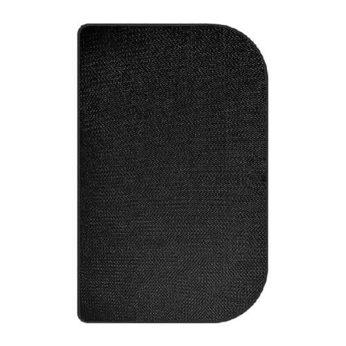 Alfombra ignífuga para estufa – Alfombrilla ignífuga para mayor seguridad | Superficie de bloqueo de calor con bordes reforzados, protección contra salpicaduras y textura elegante para patio, entrada