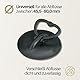 homeXpert Universal Waschbeckenstöpsel [2 Stück], Abflussstopfen - aus Silikon, für Spülbecken und Badewanne - Stöpsel für Abflüsse mit 45,5-60mm, optimal für Küche und Bad
