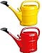 2X Gießkanne 10L GELB + ROT + 1x KÜHLSCHRANKMAGNET! Giesskanne Kunststoff für groß & klein Garten & Zimmerpflanzen Gießkannen Gieskanne Gieskannen 10 L Liter Watering Can Gieskannen10Liter lr
