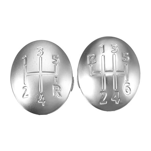 2 Piezas de 5/6 Velocidad de Cambio de Marcha sustitución para Cubrir protección de la Palanca Perilla para Renault Clio Megane Scenic AMS