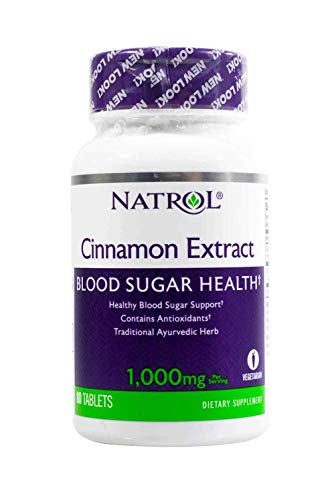 Natrol Extraxt Cinnamon 1000mg, 2 pack