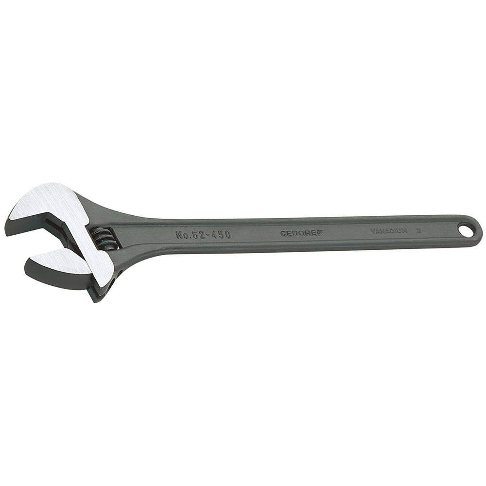 GEDORE Clé à molette, Taille 63 mm (2,1/2 pouces), Graduation de réglage, Modèle suédois, Phosphatée, 62 P 24