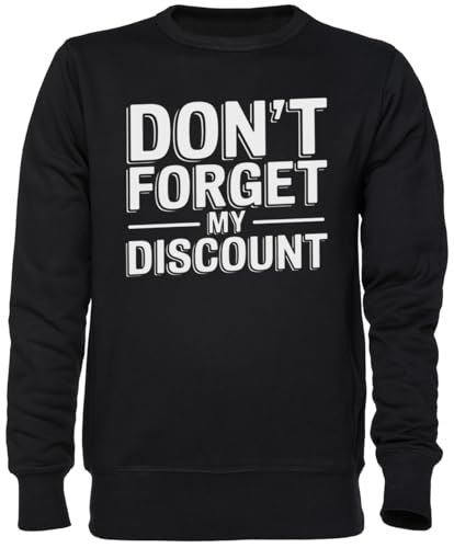 Sweat-shirt noir homme pull jersey femme jumper unisexe imprimé humour noir
