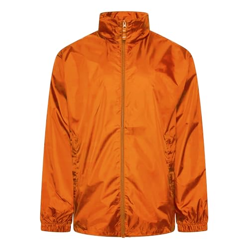 Abrigo impermeable para hombre i-Smalls chubasquero ligero plegable con capucha gris