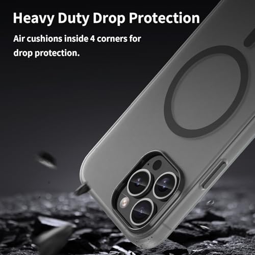 Coque iPhone 13 Pro Max Asuwish compatible Magsafe et protège-écran mat