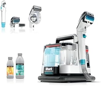 Shark StainStriker Portable Carpet, Upholstery & Area Rug Cleaner with Pet Mess extractor, Stain & Odor Remover, Perfect for Car Interiors, , White, PX201