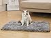 Non Slip Bathroom Rug Luxury Soft Shaggy Bath Mat with Maximum Absorbent, Machine Washable Shower Rug 20" x 32" (Grey)