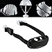 Aymzbd Chin Strap for Helmet Suspension System for Skiing and Climbing, Black