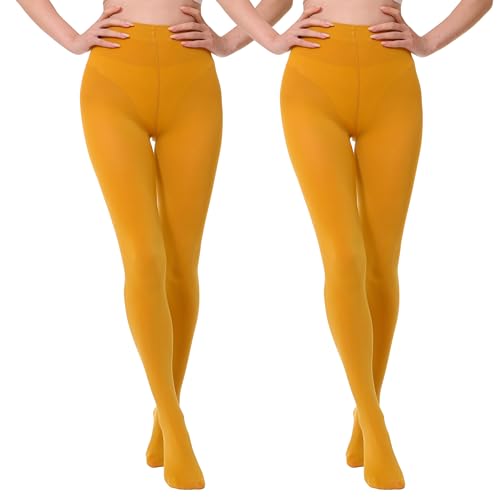 Image of EVERSWE 2 Pairs Pack Women's Opaque Tights
