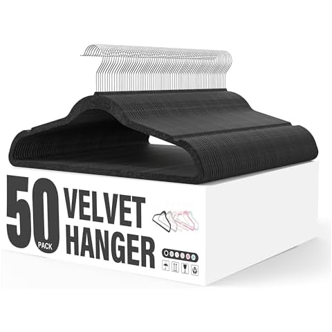 YSSOA Velvet Hangers 50 Pack Cover