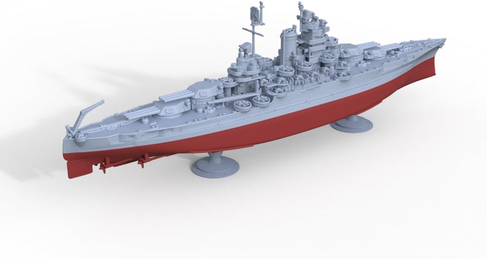 MRY-SFW 1/4800 Military USA New Mexican Class Battleship "Mississippi" (BB-41, 1945) Boat