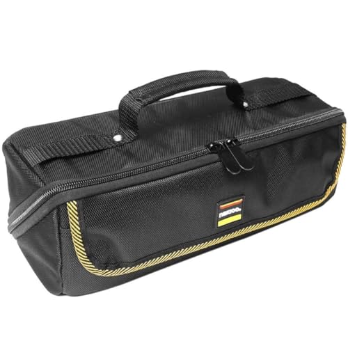 Sac à outils utilitaire à large ouverture et fermeture éclair robuste