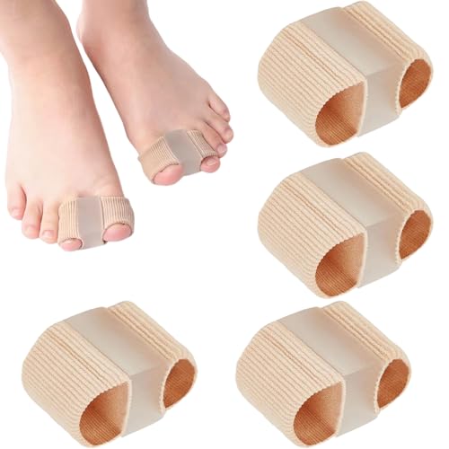 Yotlein 4 Piezas Separador Dedos Pie, Toe Spacer Corrector de Dedos de Gel, Separadores de Dedos de Los Pies Corrector de Juanetes, Juego de Espaciador de Dedos de Los Pies