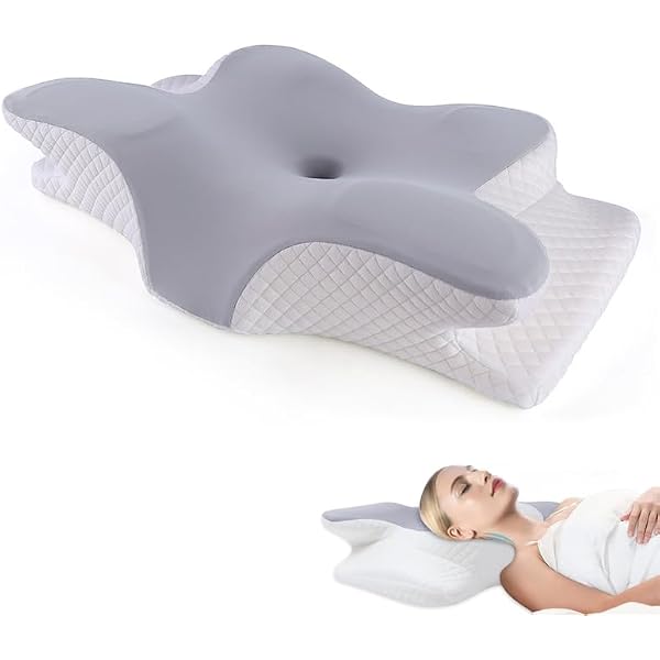 poduszka podpierająca kark z pianki Memory Foam, poduszka z pianką Memory Foam, podpierająca poduszka pod kark, ergonomiczna ortopedyczna poduszka z możliwością regulacji wysokości dla osób