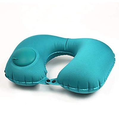 OFCRVA Wide Outdoor Portable Compression Inflatable Pillow Travel Protection Neck Cervical Aircraft car Sleeping Artifact