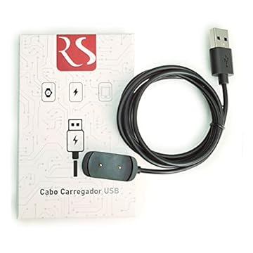 Respire Sport Cabo Carregador USB Compatível com Relógios GTS 2, GTS 2e, GTR 2, T Rex Pro, Bip-u