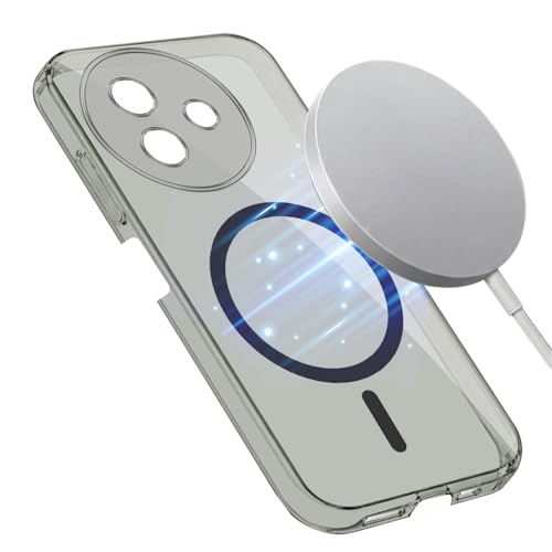 Image of Jkobi Lifetime Anti-Yellow MagSafe Compatible Clear Back Cover Case for Vivo Y39 (Sleek Hard Crystal | Shockproof and Camera Protection)