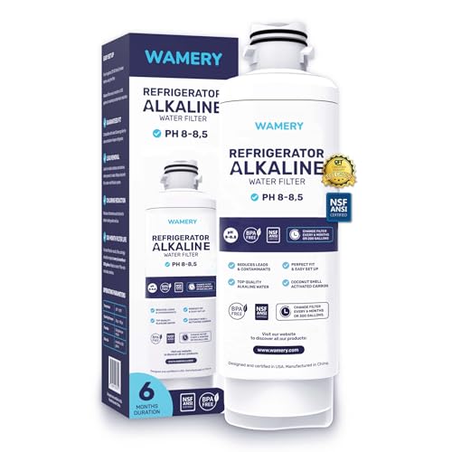 Wamery Alkaline Refrigerator Water Filter Replacement - Model DA97-17376B (HAF-QIN/EXP),...