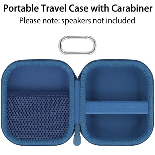 Image of for Bose New SoundLink Micro 2nd Gen Portable Bluetooth Speaker Hard Protective Case, Portable Travel Case with Carabiner (Twilight Blue) - co2CREA
