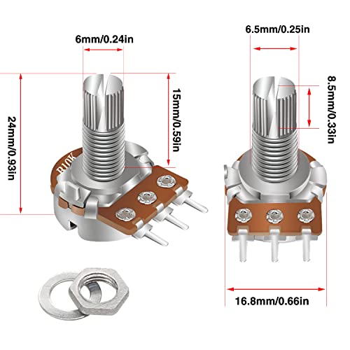 Taiss CA-F-054-20PCS 40Pcs Potentiometer Kit thumb #2