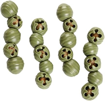 Elkwood Rattlesnaps Natural Dog Treats, Low Fat, High in Fibre Healthy Dog Chews - Broccoli, Apple & Chicken - 2PCS 50g, Green