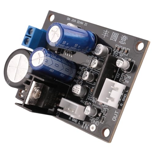 Pasuihcay NE5532 Vinyl Record Player Preamplifier MM Phono Player Board Phonograph Amplifier Preamp DIY Audio, 1 Pcs, Black