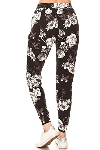 Image of Leggings Depot Premium Jogger Women's Popular Print High Waist Track Pants(S-XL)