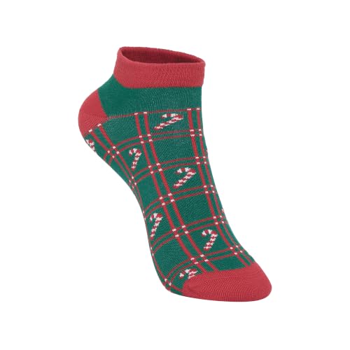 Image of Mint & Oak Low Cut Ankle Women Socks, Christmas Gift Quirky Socks For Friends, Cute Funky Socks, Christmas Secret Santa Gifts For Women