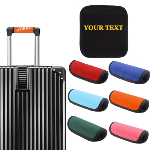 Personalized Luggage Handle Wrap with Embroidered Name