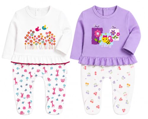 Image of EIO 100% Cotton Rompers Sleepsuits Jumpsuit Night Suits for Infants Newborn Baby Boys & Girls