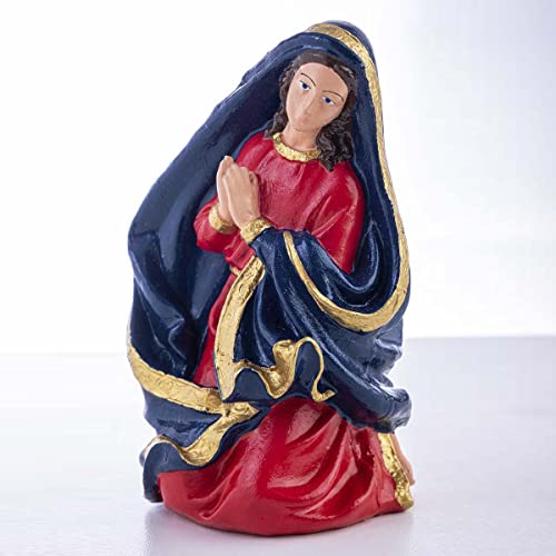 Presépio Natalino Colorido 14Peças 23Cm Inquebrável