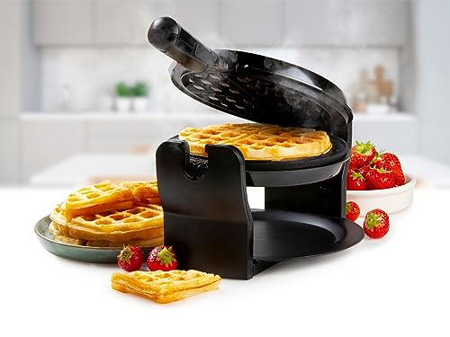 Drehbares Waffeleisen Domo DO9223W mit Antihaftbeschichtung