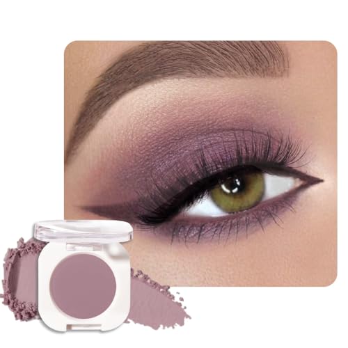 Single Matte Eye Shadow Palette Makeup, Mauve Taupe Matte Eyeshad...