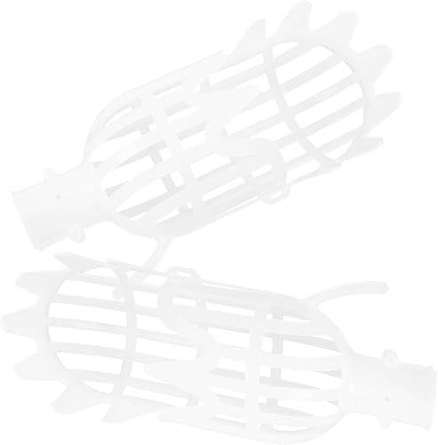 Yardwe 4 Pcs Mango Tree Picker Tool Fruit Picker Pole with Basket Telescoping Picker Tree Basket Plastic Fruit Jujube Pickers Apples Picking Tools