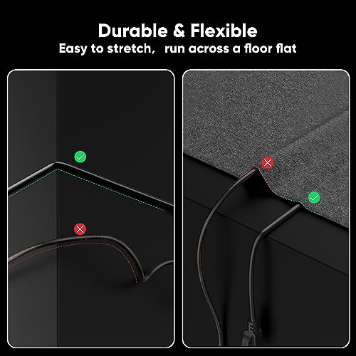 VOIETOLT Outdoor Cat 6 Ethernet Cable 50m, Water Resistant Direct Burial LLDPE UV Jacket - 24AWG 10Gbps High Speed Gigabit Internet Network Cable - CCA, UTP with 40 Ties - Black