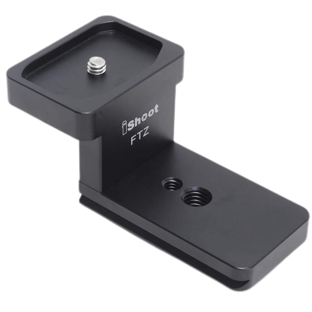 iShoot Lens Collar Replacement Foot Tripod Mount Ring Base Compatible with Nikon FTZ Mount Converter Lens Adapter Ring, Lens Support Bracket with Arca