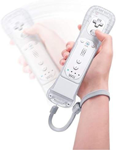 White Silicone Case Cover for Nintendo Wii Remote Controller with Motion Plus