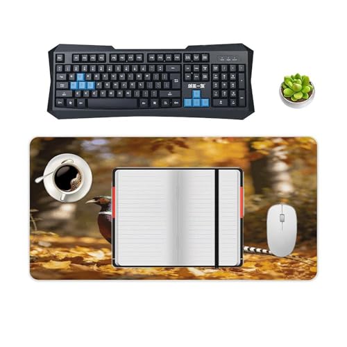 Faisan D'automne Desk Pad resistente al agua grande miniatura 4