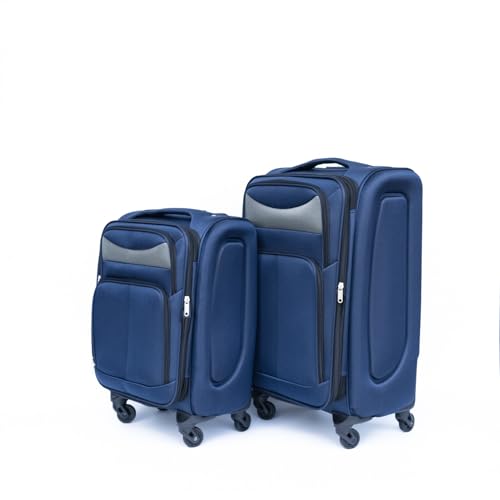 Travel Case Two-Piece Suitcase Set, Oxford Trolley Case with Universal Wheels, Durable Design for Easy Travel3