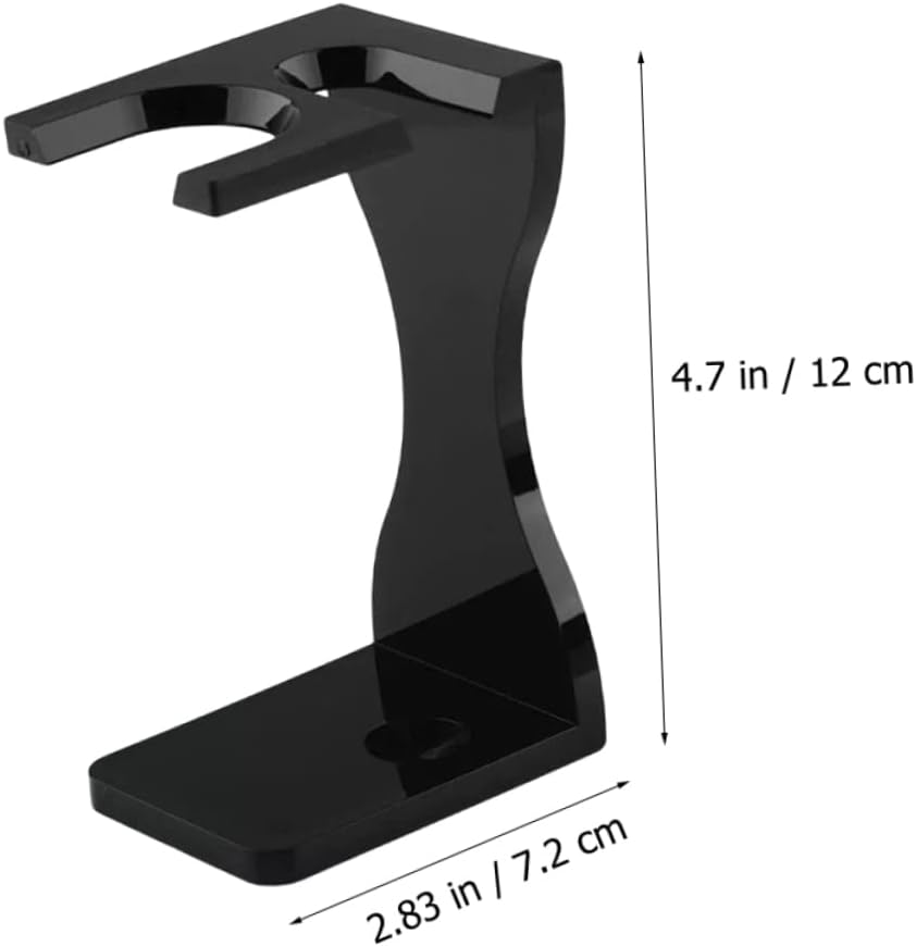 Shaving Brush Stand and Razor Holder for Men Space Saving Desktop Beard Brush Stand with Fast Drying Design Practical Shaving Tool Holder to Extend Razor Life and Enhance Bathroom