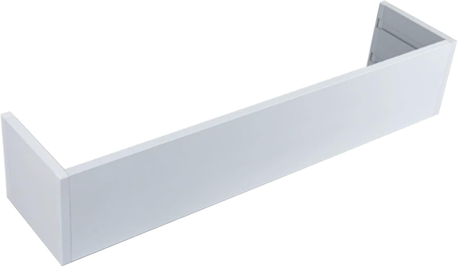 Aluminum Alloy Top-Mount Curtain Track, Integrated 90-Degree Right-Angle Design, Oxidation-Resistant Surface, Smooth Track Curtains Tracks, for Living Room, Bedroom(White,Single-Track)