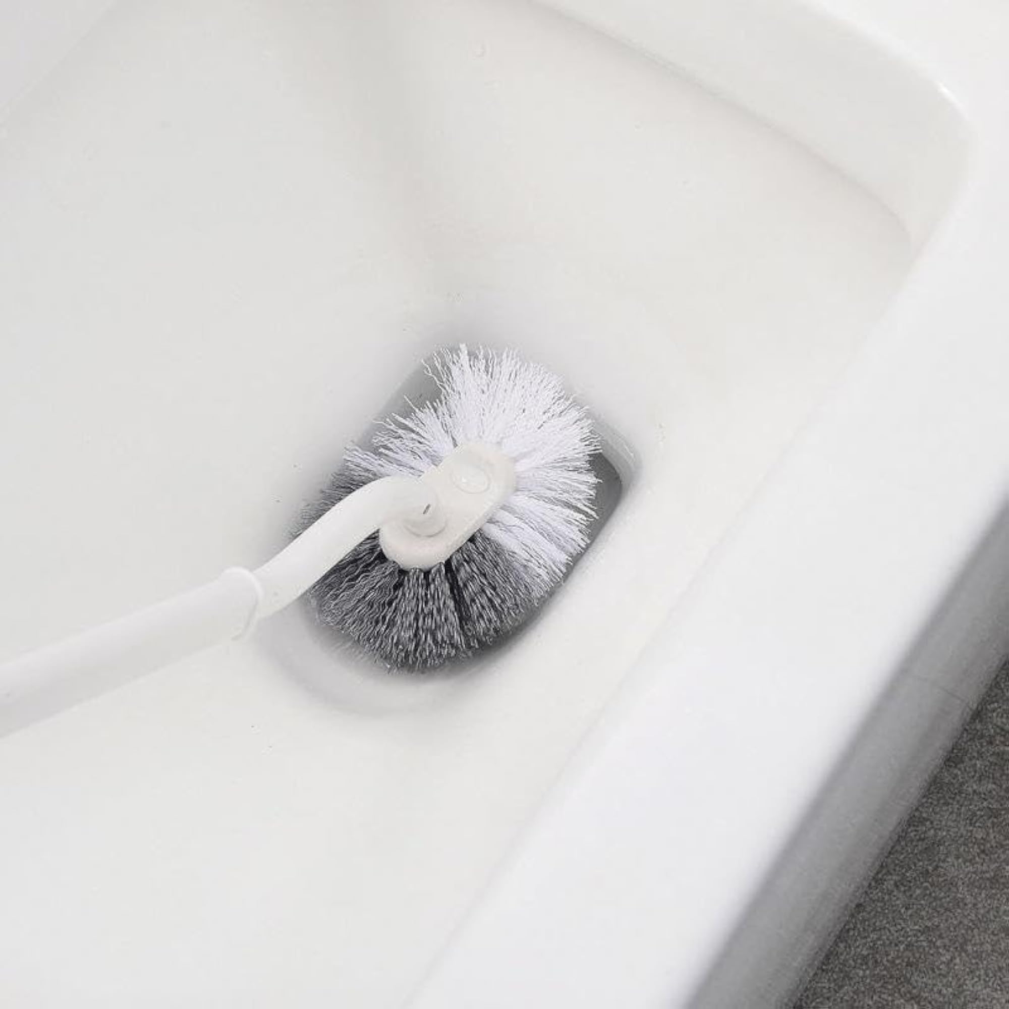 2 in 1 Wall Hanging Toilet Brush with Holder