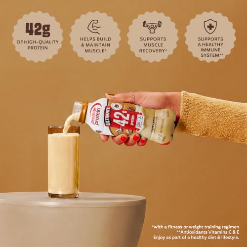 Image of Premier Protein ULTIMATE 42g High Protein Shake +Energy, Cafe Latte, 12 Ct