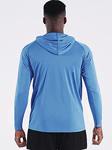 Image of NELEUS Men's Dry Fit Athletic Shirt Workout T-Shirt | Long Sleeve Shirts for GYM