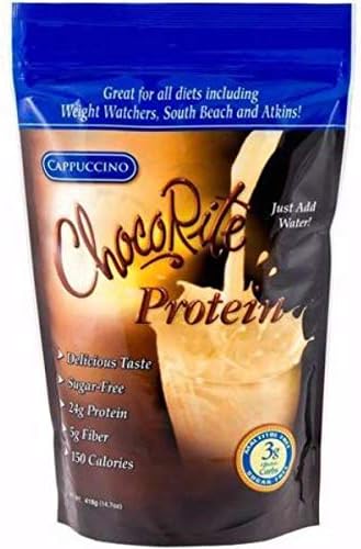 Protein Shake Mix - Cappuccino - Sugar Free - 11 Servings - High Protein 24g