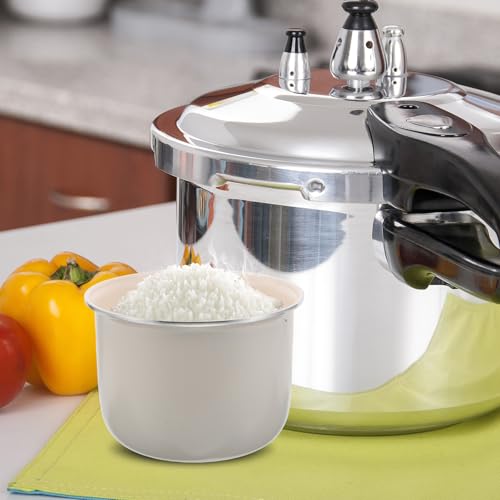 Miniatura 4 de Showeroro Olla Arrocera: Recipiente Interior De Repuesto De 1,2 L - Recipiente Interior Redondo Para Olla Arrocera - De Cerámica Para Cocinar Alimentos Para La Cocina Del Hogar